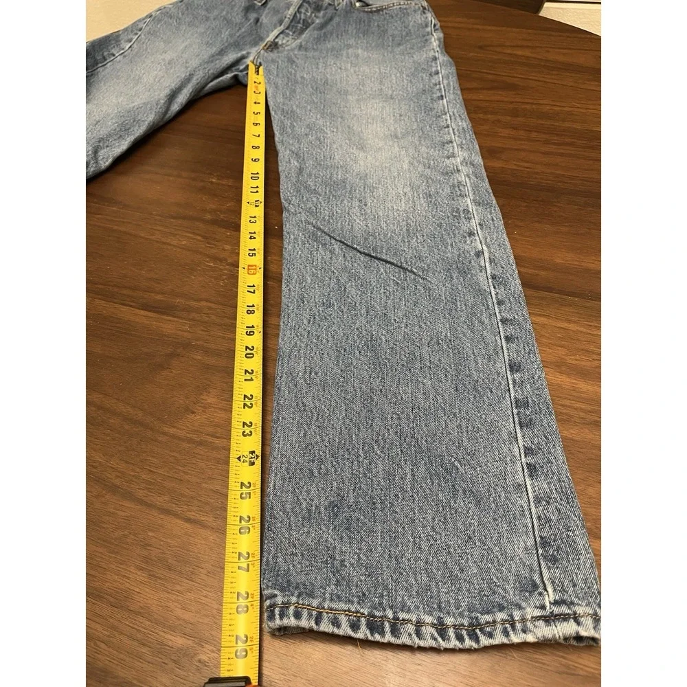Levi's 501 Men's 34x32 Y2K Straight Jeans Blue Denim Medium Wash Button Fly